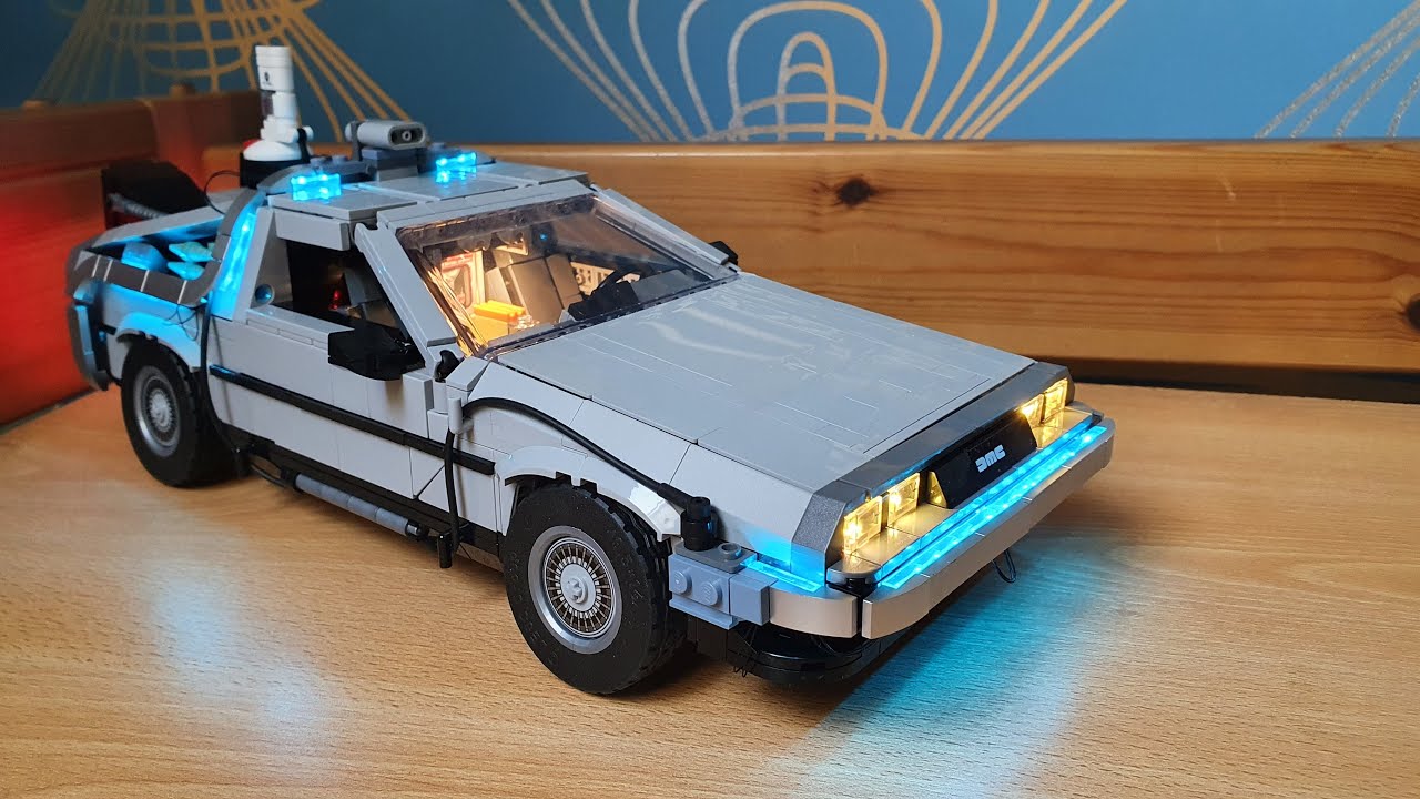 Delorean Led light install guide for LEGO back to the future