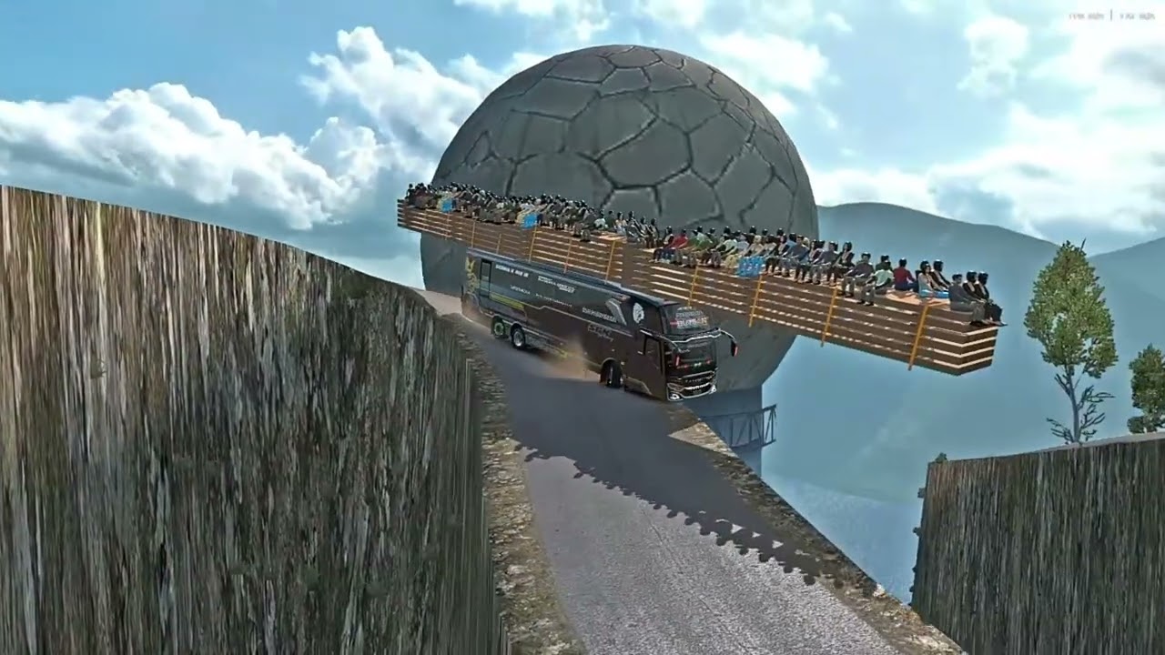 Bus Traveling on Roads Built for the Sky - Eyro Truck Simulator 2