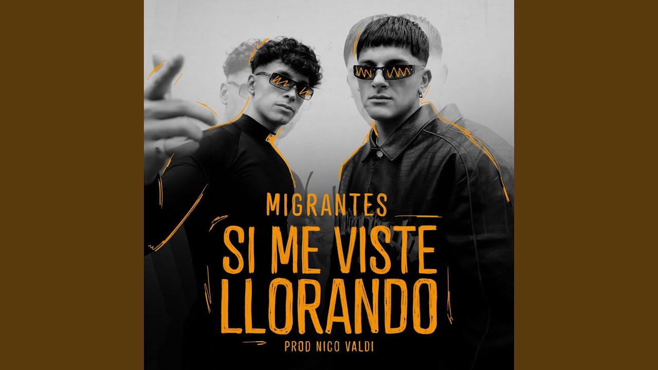 Si me viste llorando