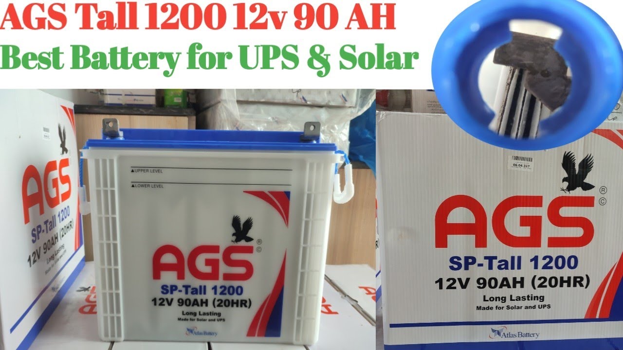 AGS SP -Tall 1200 12 Volts 90AH Unboxing||AGS Deepcycle Battery||Best Battery for Solar and Ups