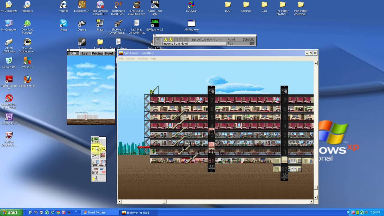 SimTower - My Favorite of the SimClassics Set