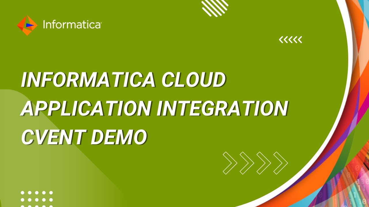 Informatica Cloud Application Integration Cvent Demonstration
