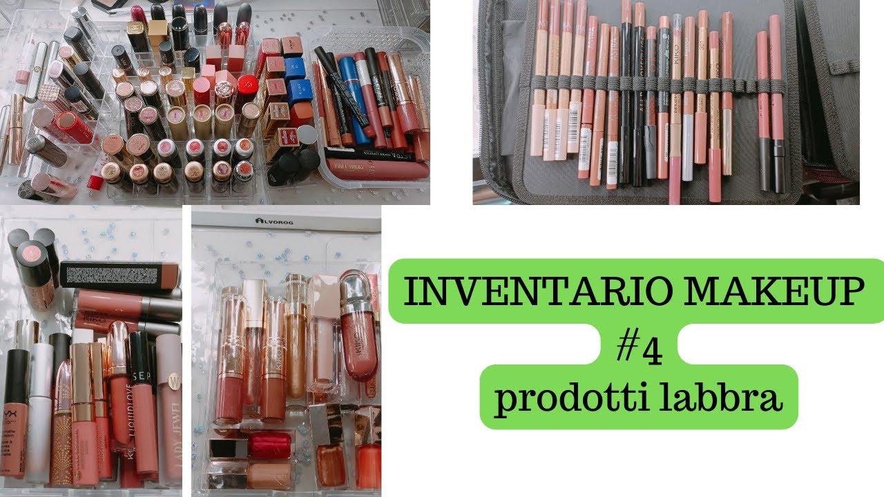 Inventario Makeup Collection 2023 | #4 prodotti labbra (con tutti gli swatches) 💄