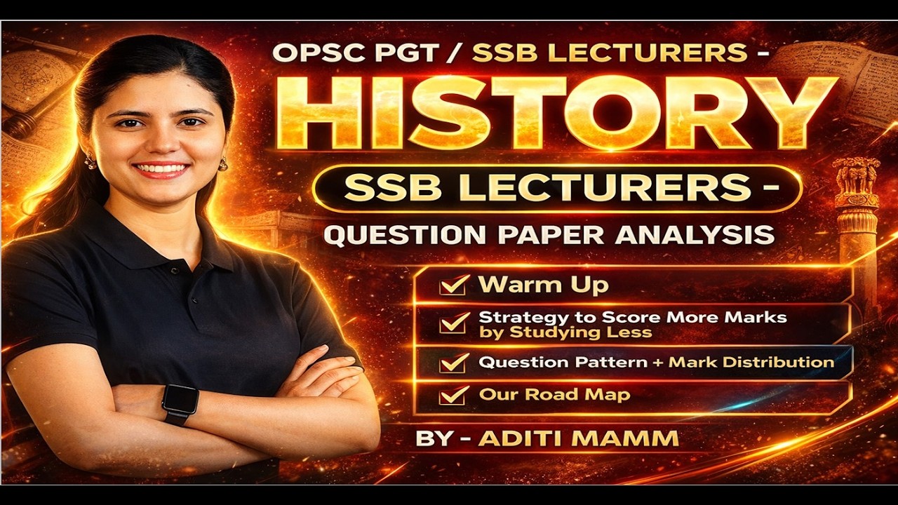 SSB Lecturers 2023   HISTORY   Question Paper Analysis   Part 2 #widyakar #history #ssblecturer