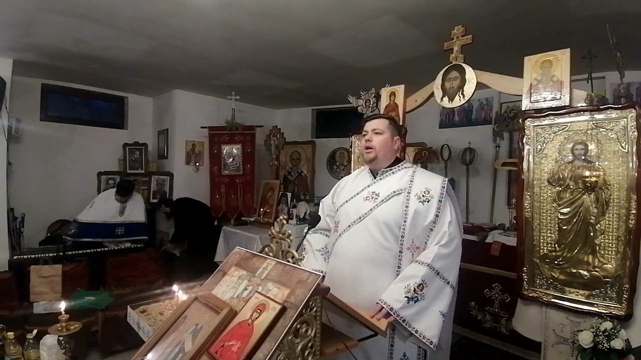 Noaptea e stăpână-n vale. Cântare. Diacon Bogdan Turean. 04.04.2023