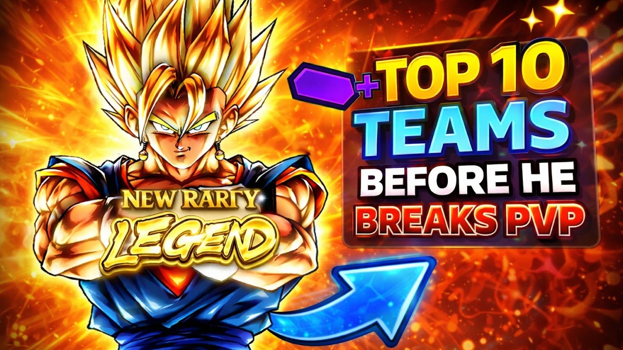 TOP 10 TEAMS BEFORE SUPER VEGITO CHANGES THE META! | Dragon Ball Legends