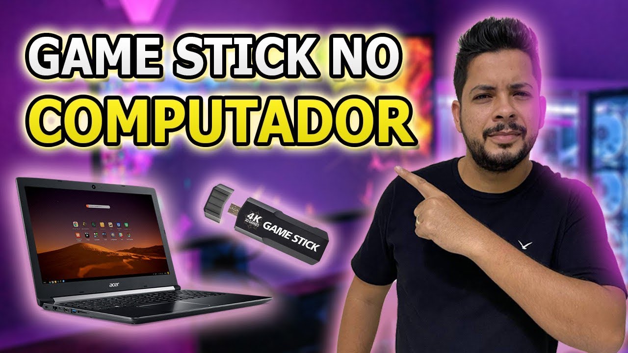 Game Stick - Como jogar no Computador