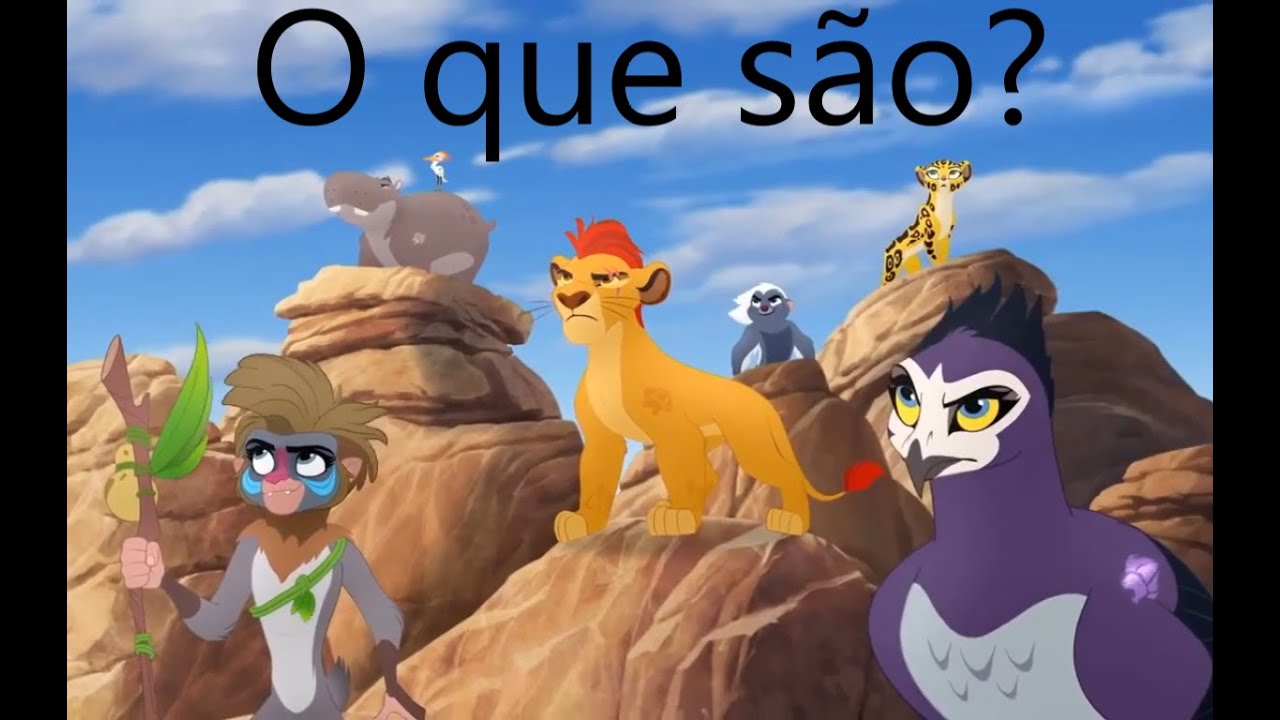 Todas as espécies de a guarda do leão