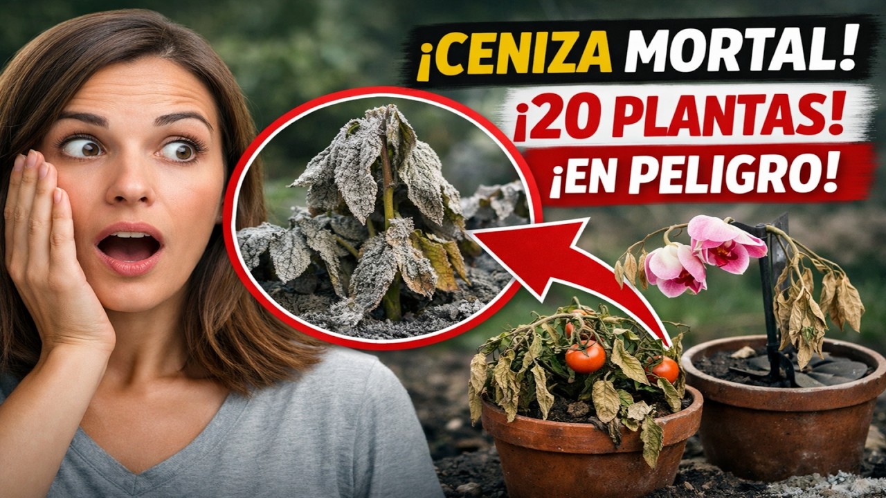 ¡LA CENIZA NO ES ABONO! Estás MATANDO estas 20 plantas ¡y ni siquiera lo sabes!