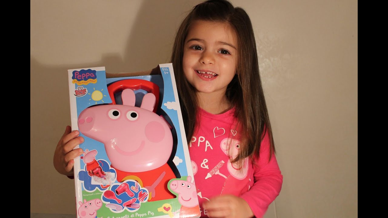 peppa pig valigetta set per capelli peppapig toys
