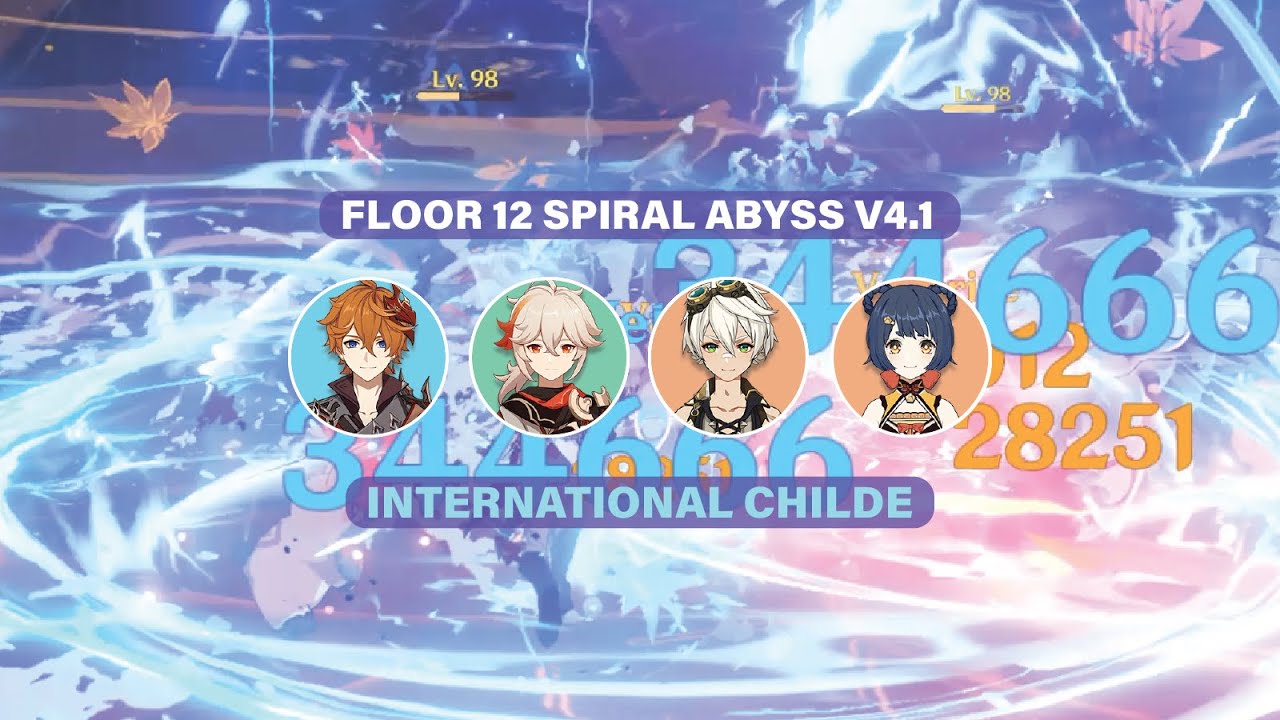 International Childe All Chambers - Floor 12 Spiral Abyss 4.1 (Genshin Impact)