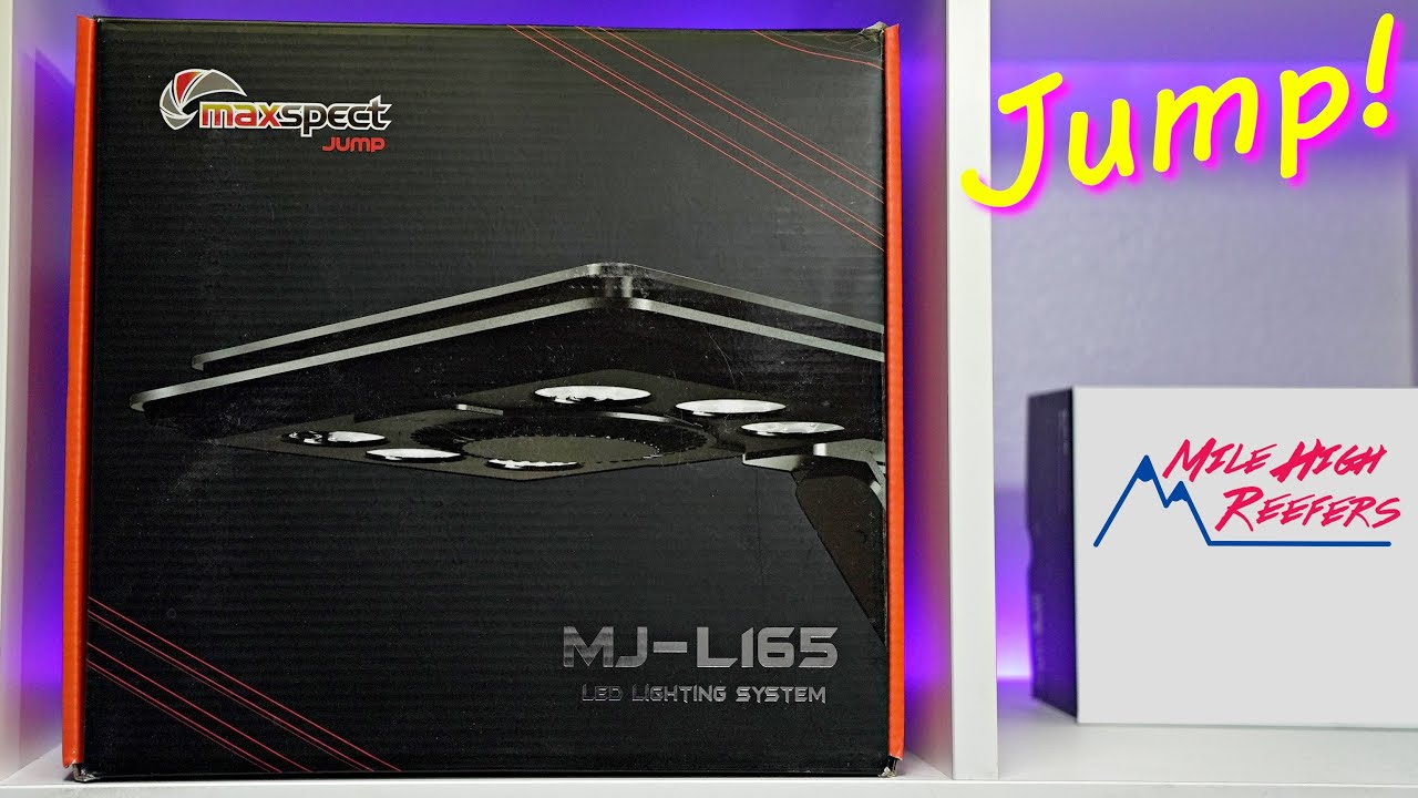 Maxspect MJ L165 Review. Cool Budget Reef Tank Light!