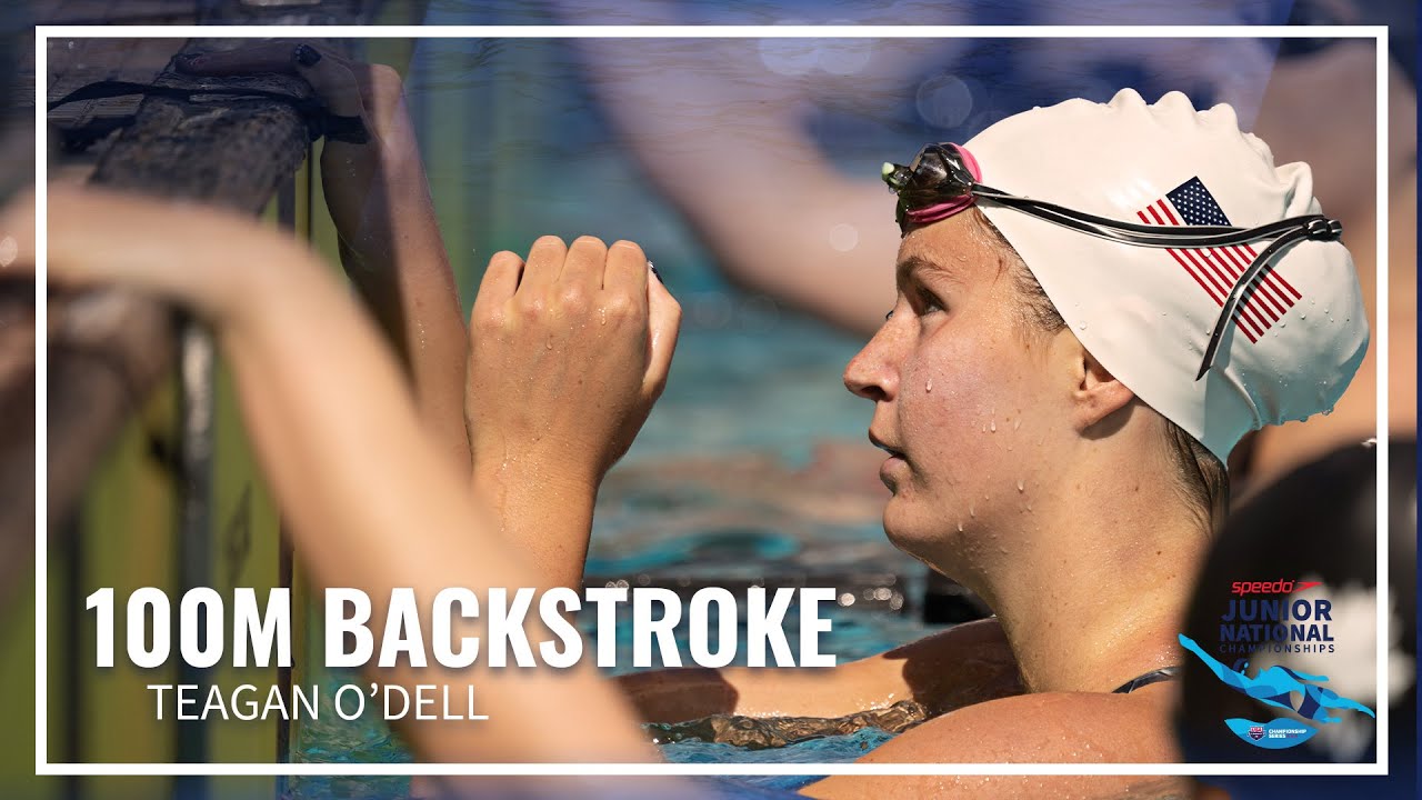Teagan O'Dell Takes Gold in Women's 100 Backstroke | 2023 Speedo Junior Nationals