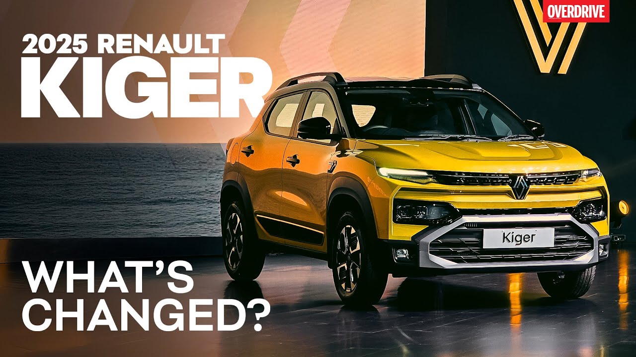 Renualt Kiger facelift - walkthrough with new features, prices and interiors #overdrive 
