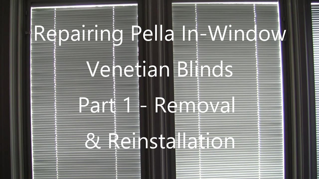 Ремонт жалюзи Pella In Window, часть 1