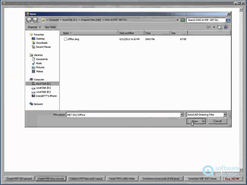 Working with DWG to PDF .NET DLL