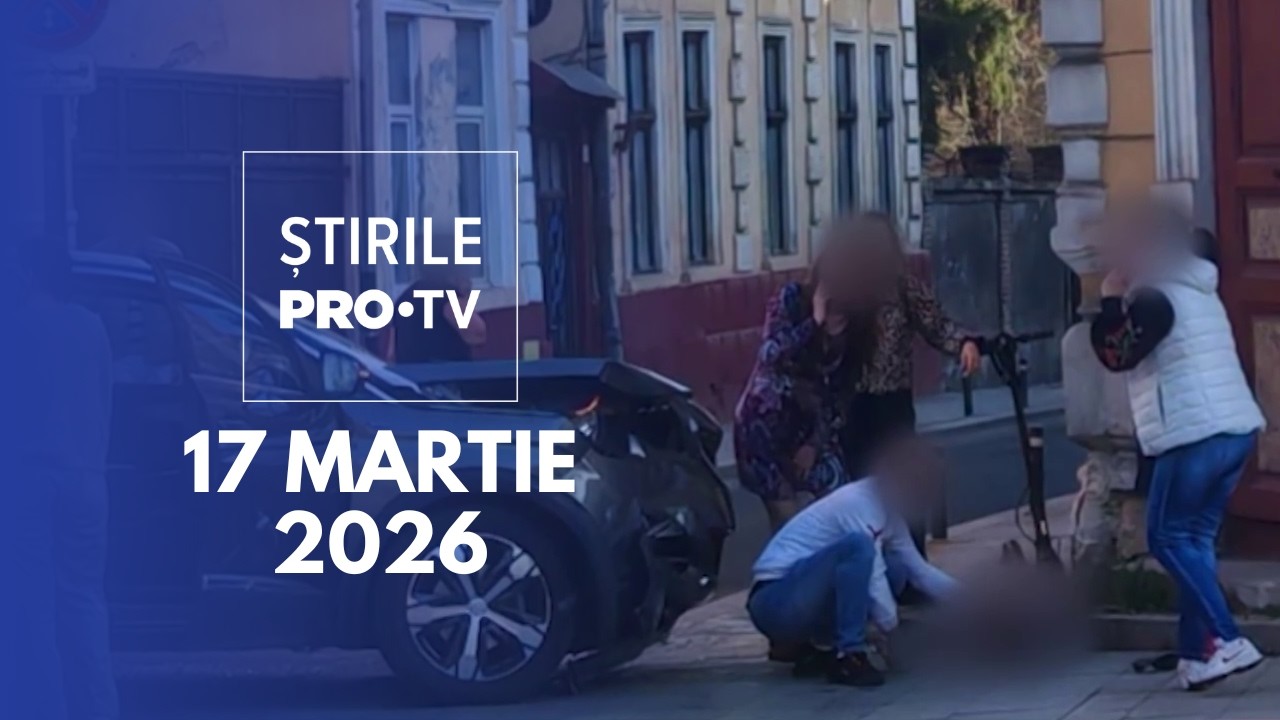 Știrile PRO TV - 17 Martie 2026 | Gravidă lovită pe trotuar de o mașină