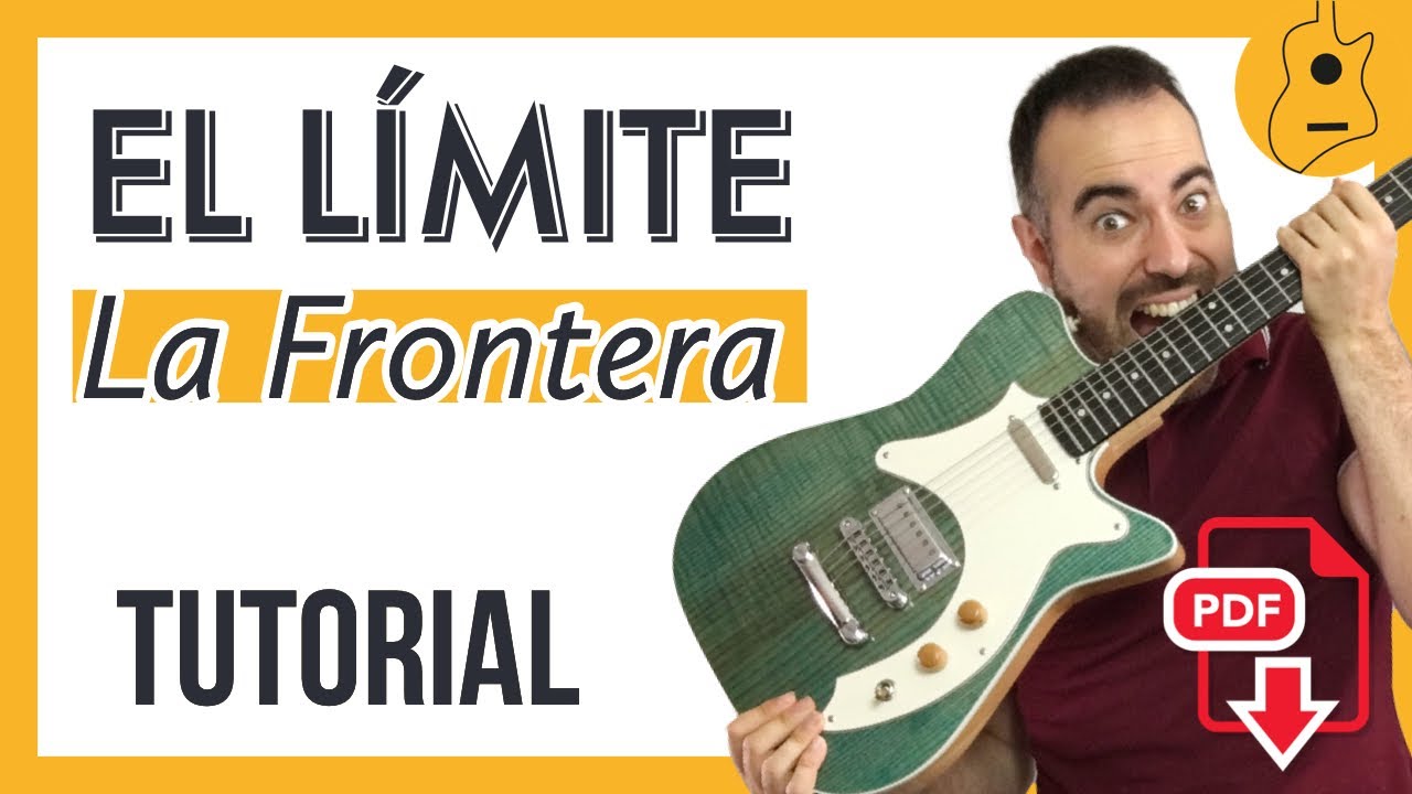 🎸Cómo tocar El LÍMITE del Bien y del Mal - La Frontera | TUTORIAL GUITARRA ELÉCTRICA