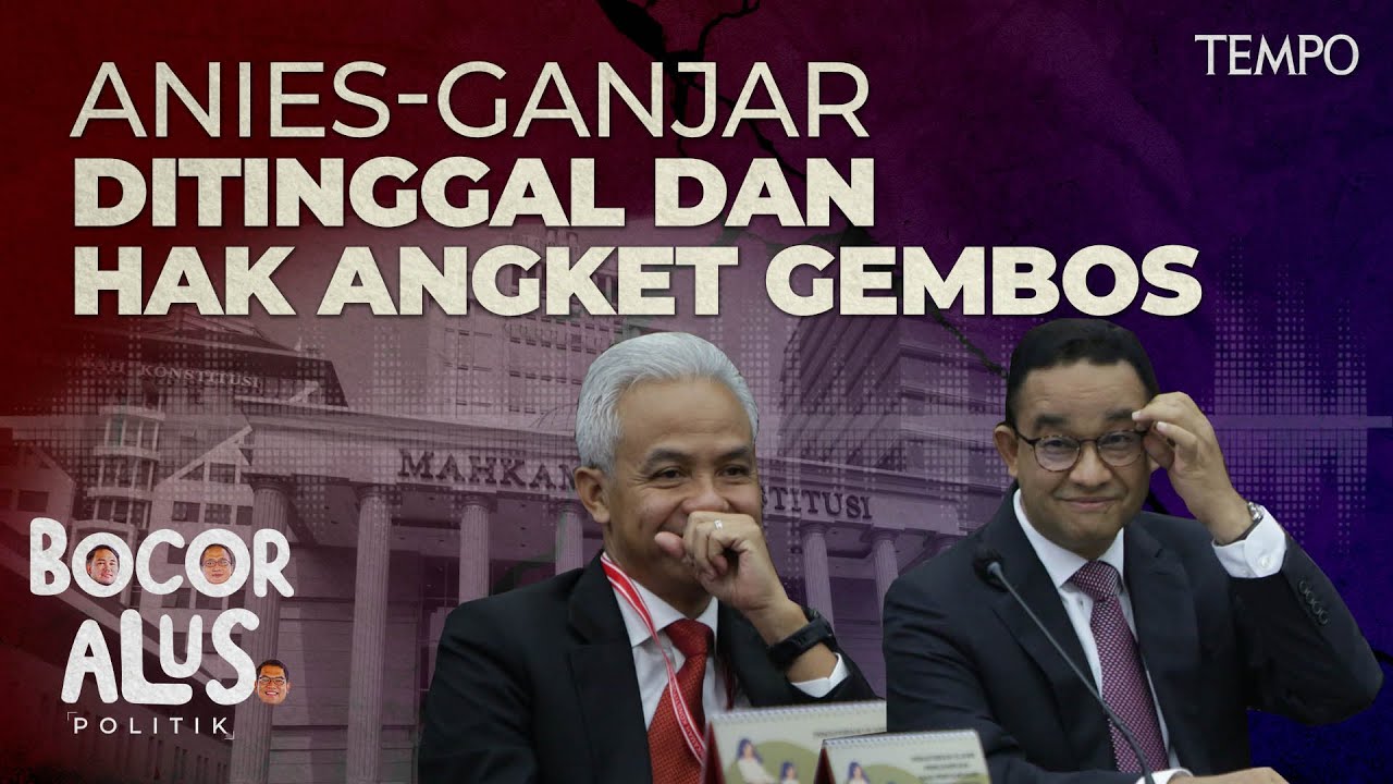 Nasib Anies dan Ganjar Bertarung di MK, Partai Pendukung Melempem soal Hak Angket