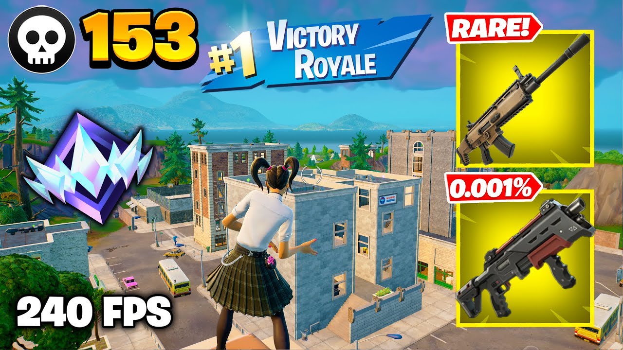 153 Elimination "RANKED RELOAD” Gameplay Wins (Fortnite Chapter 7 Keyboard & Mouse)