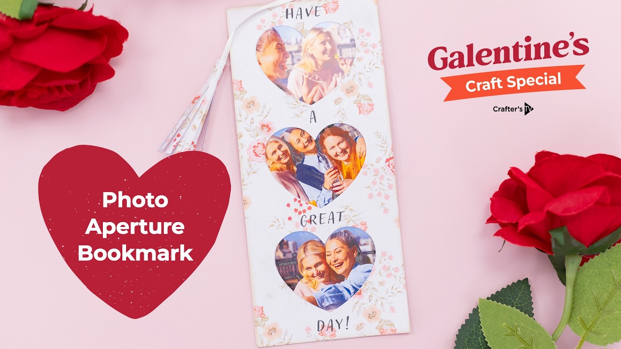 Photo Booth Aperture Bookmark Tutorial | Craft DIY | Galentine's Day Craft