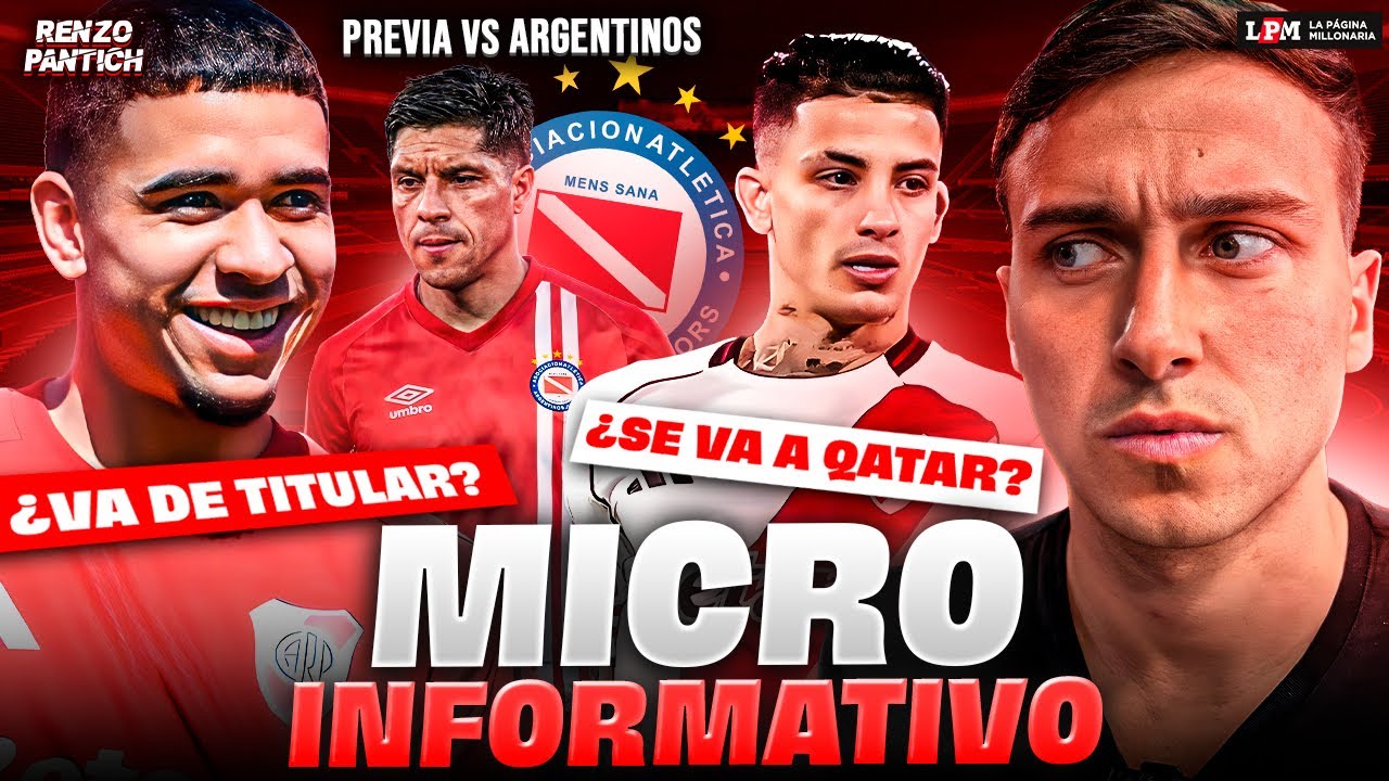 💣🔥 ¿SE VA KEVIN CASTAÑO a QATAR?, ¿KENDRY PÁEZ VA DE TITULAR vs ARGENTINOS? | MUCHA DATA de RIVER