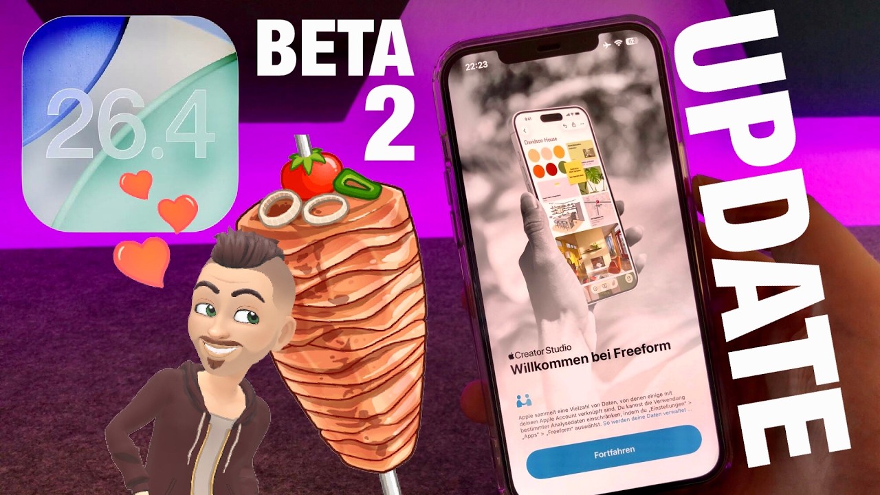 iOS 26.4 BETA 2 ist DA mit kleinen Detailänderungen & BUGFIXES - Apple UPDATE News