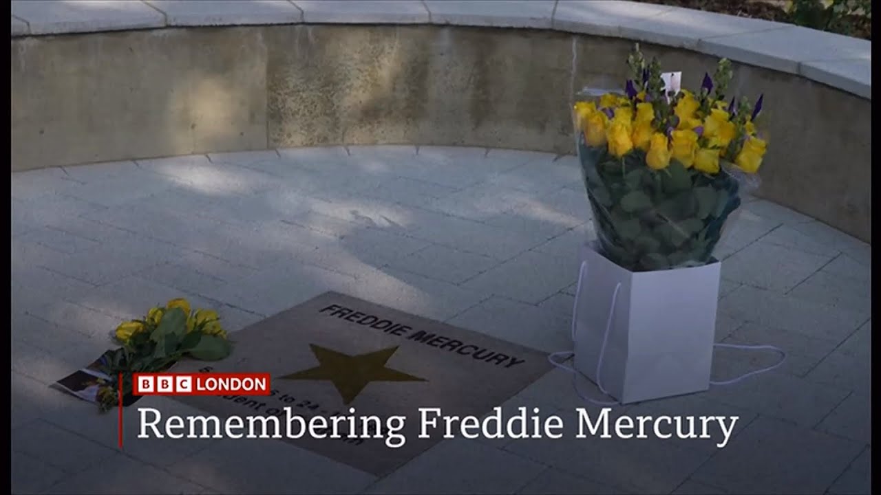 Freddie Mercury memorial garden opens in Feltham (UK) 19/Sep/2025