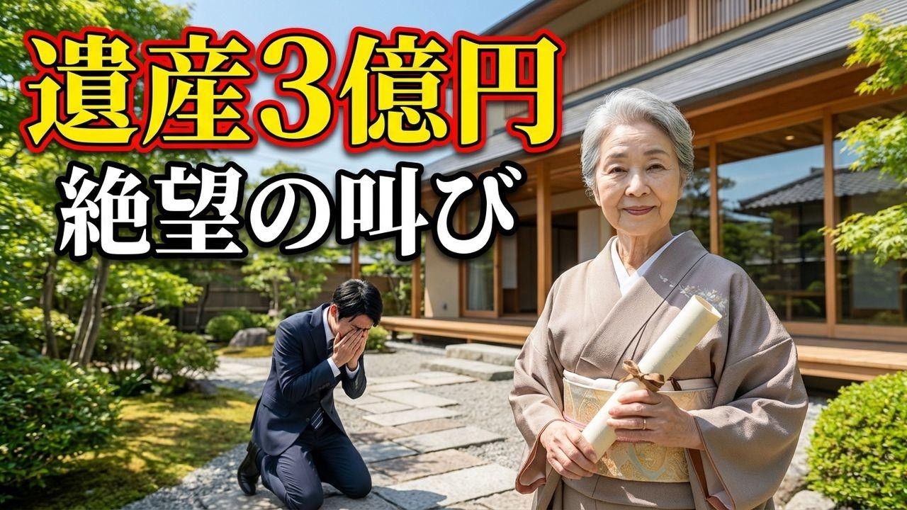 「貧乏臭い」と私を捨てた息子。3億円の遺言書から名前を消した結果、3日後に血相を変えて…