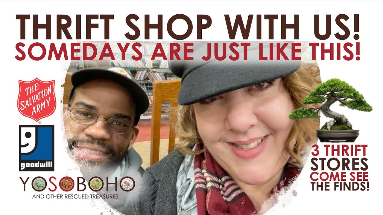 Is the whole day a bust? 🤔 Come thrift with me! Salvation Army, Humane Society, Goodwill!