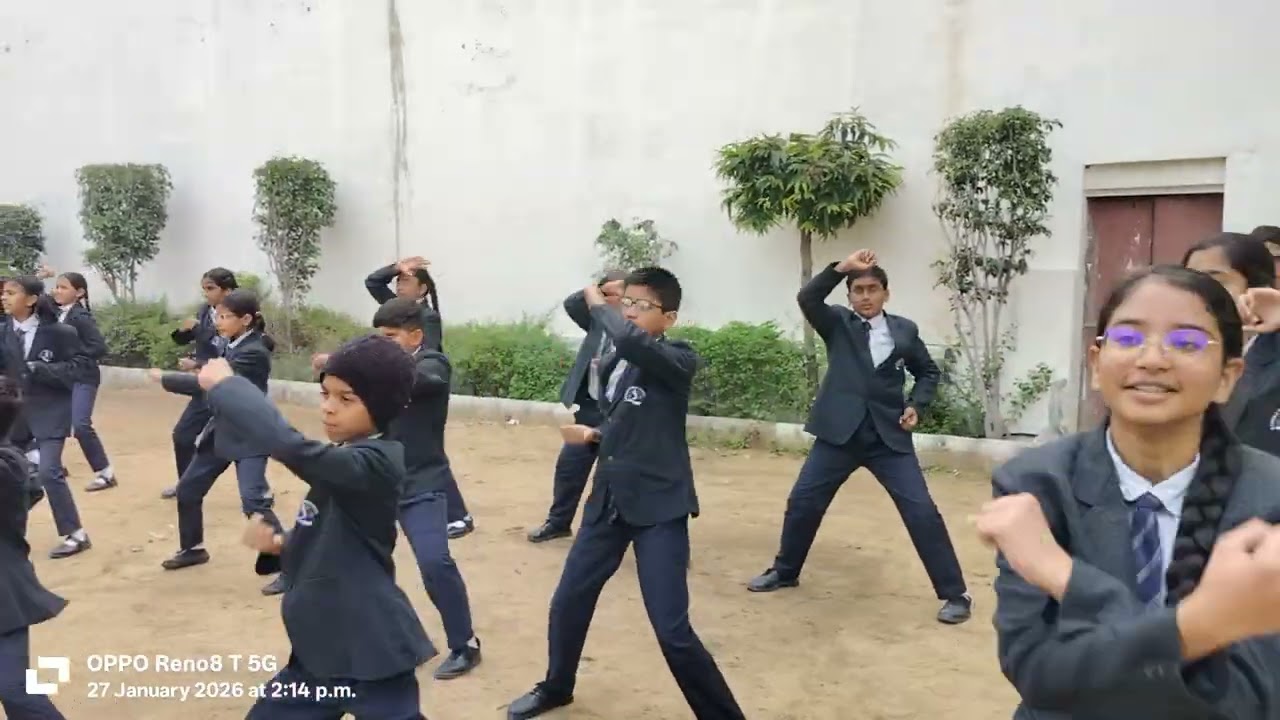 Khihon practice by RWS Karate kids