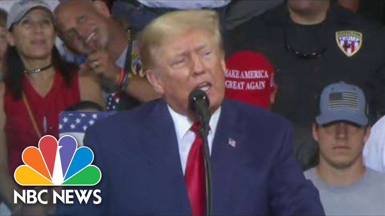 Former President Trump&rsquo;s First Public Appearance Since Mar-a-Lago Search