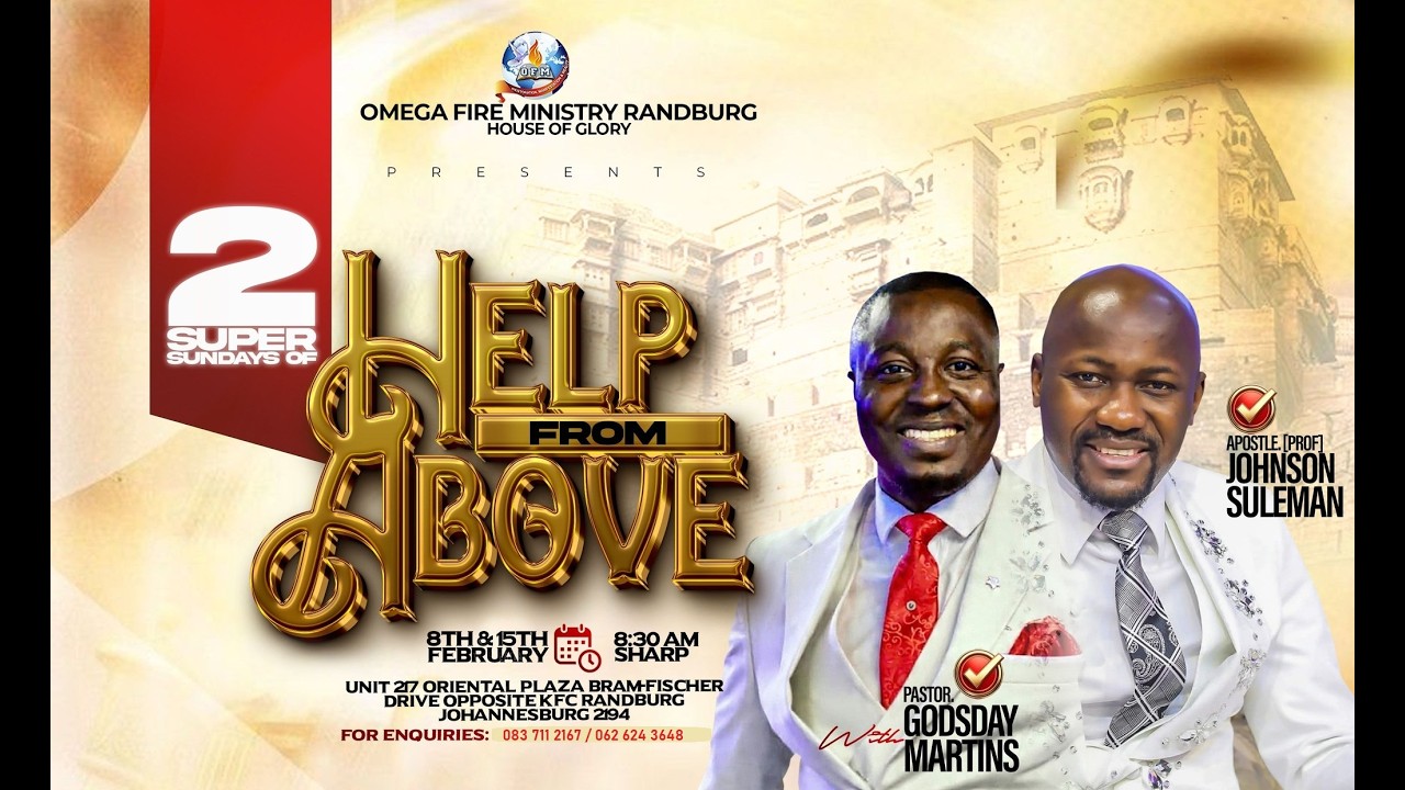 OBTAINING HELP FROM ABOVE  || PASTOR MARTINS & PASTOR ESTHER GODSDAY || 15 FEB 2026