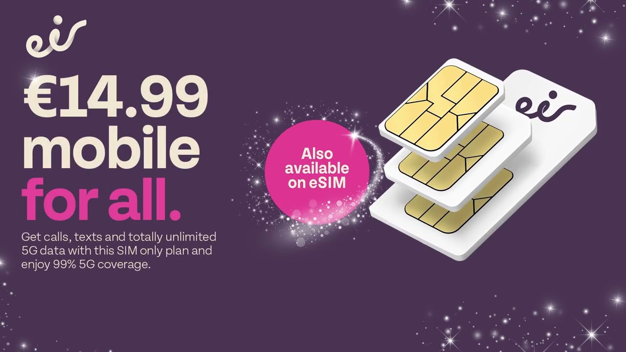 eir Christmas deal - &euro;14.99 mobile for all