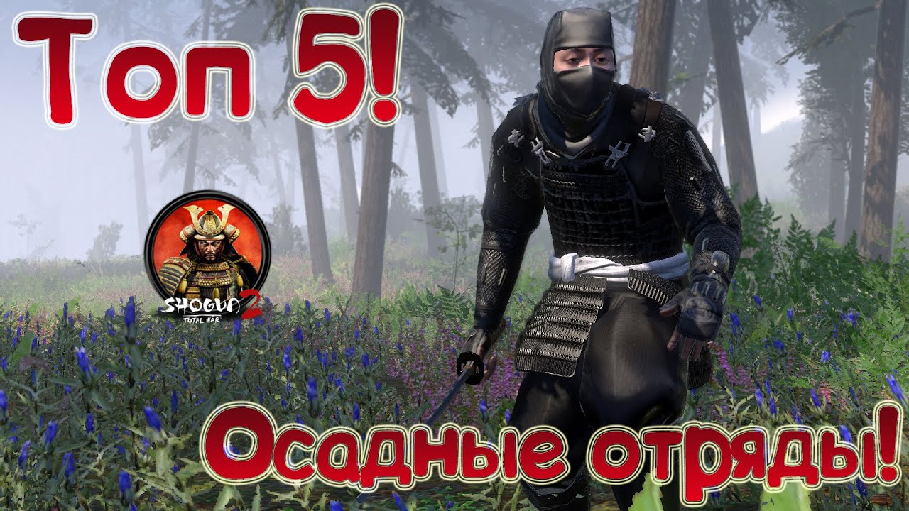 Топ Пять Осадных юнитов Shogun 2 Total War!