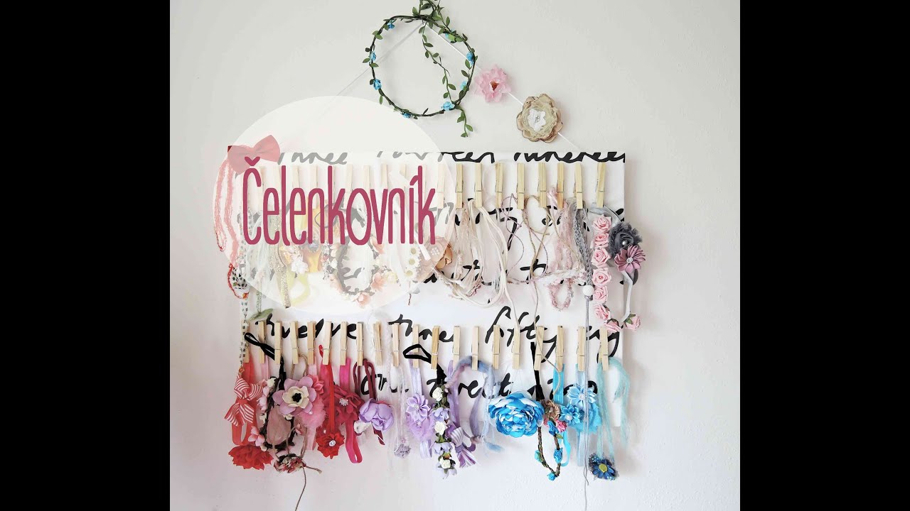 Čelenkovník, držák čelenek/ diy headband holder
