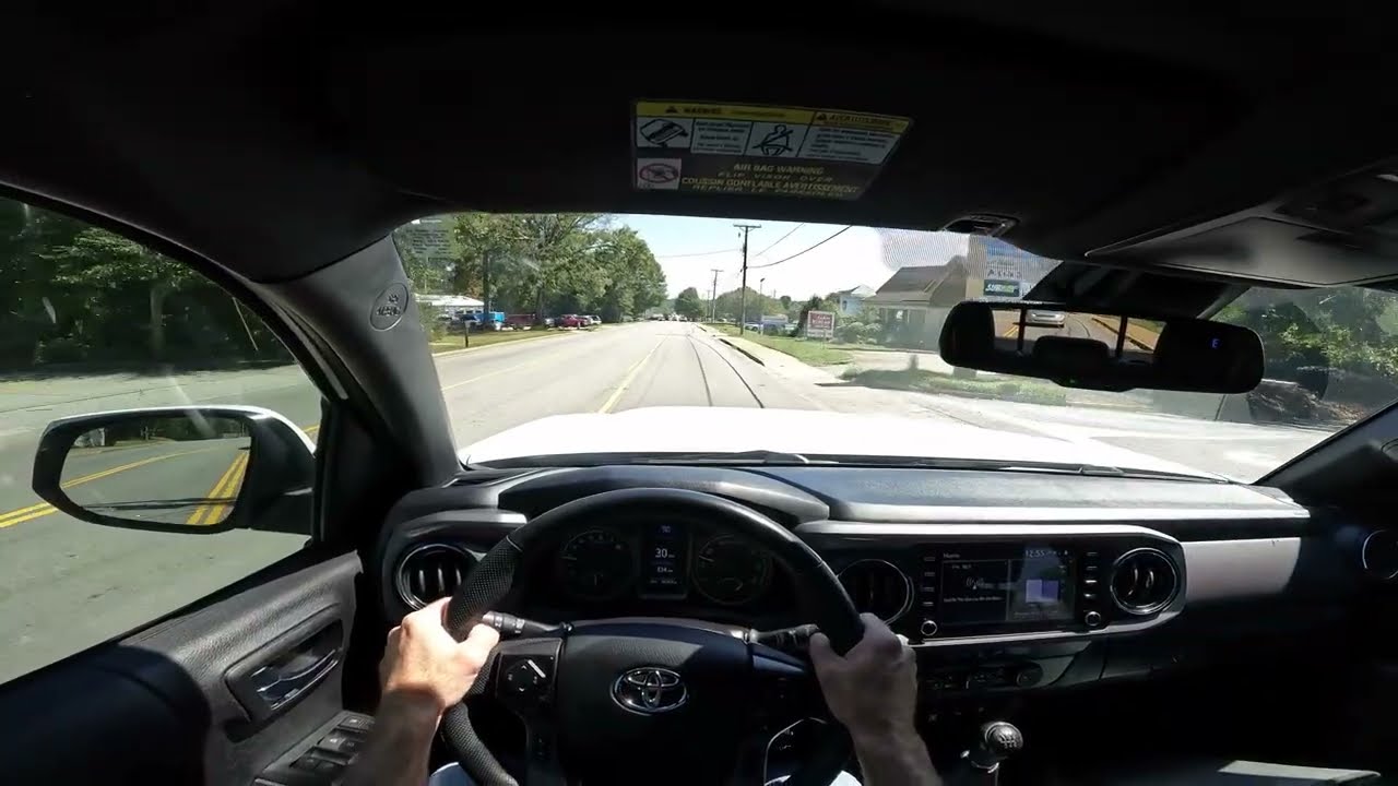 POV Drive with a Manual Toyota Tacoma