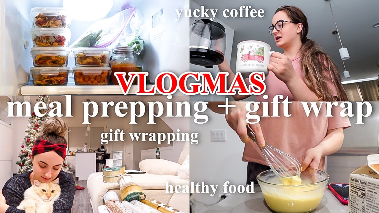 Days In My Life | mealprep and gift wrapping prep + Homegoods Haul