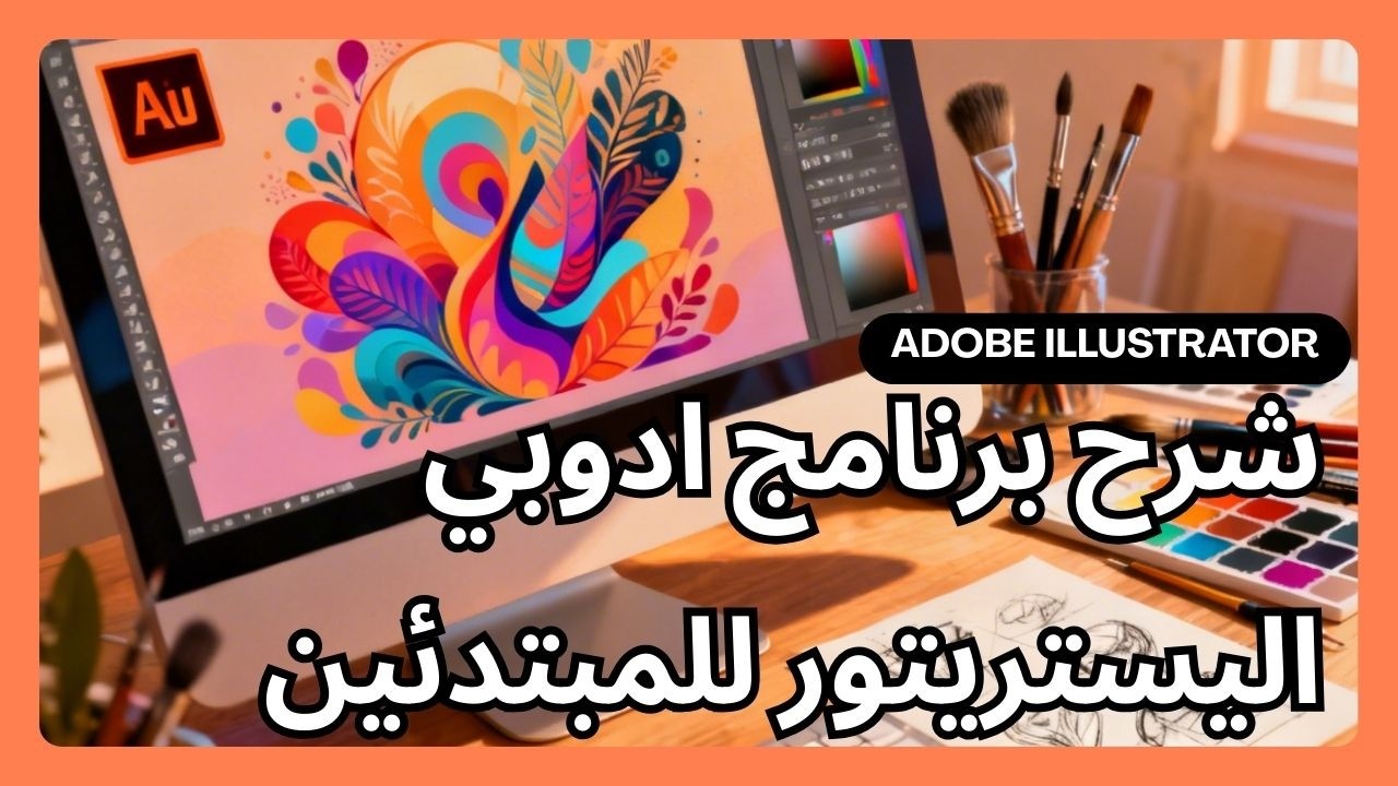 شرح ادوبي اليستريتور للمبتدئين | الفيديو الرابع : شرح اداة outil selection direct