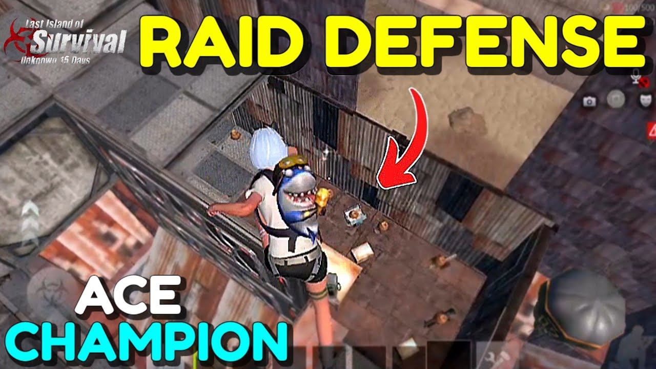 They came to raid our main base when I was offline | Last Island of Survival ACE CHAMPION gameplay