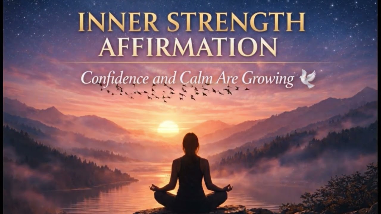 INNER STRENGTH AFFIRMATION — CONFIDENCE AND CALM ARE GROWING 🔥🕊️