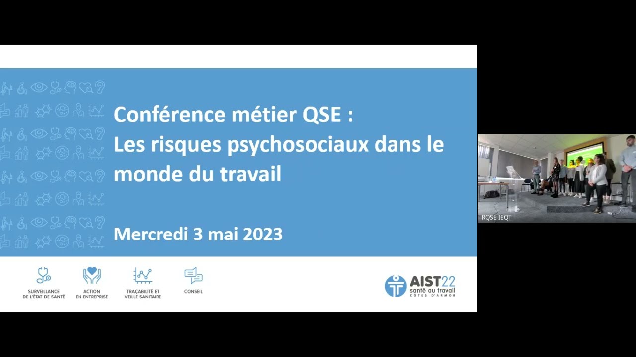 Webinar Métier QSE  : Les Risques Psychosociaux