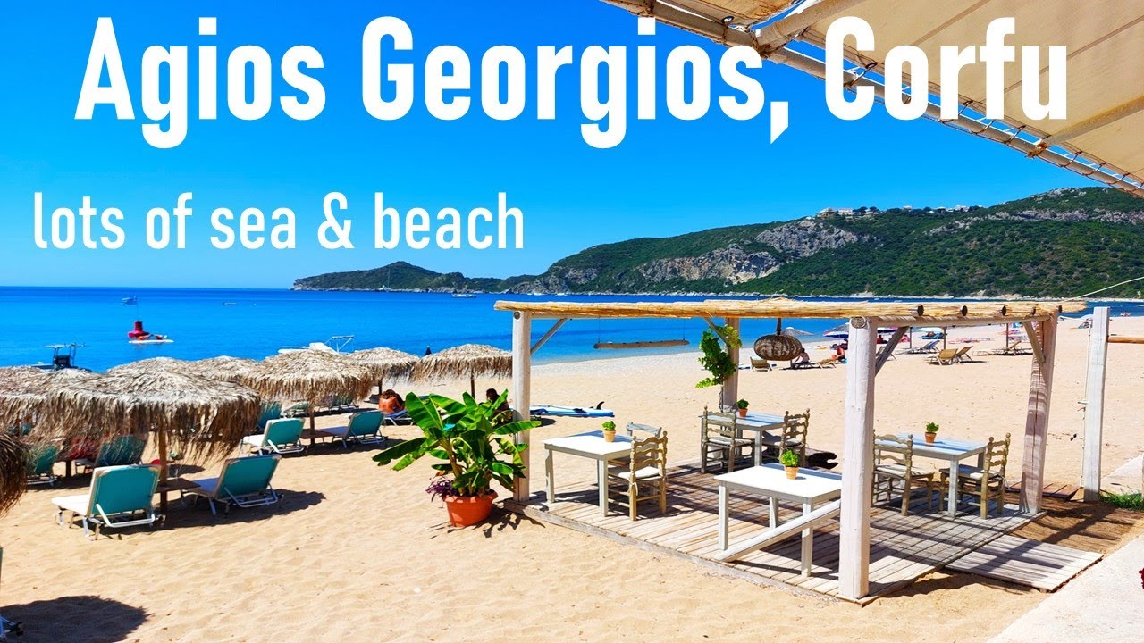 Agios Georgios Pagon, Corfu / day 1 / Sea & Beach / Coastal walk along the bay / Restaurants