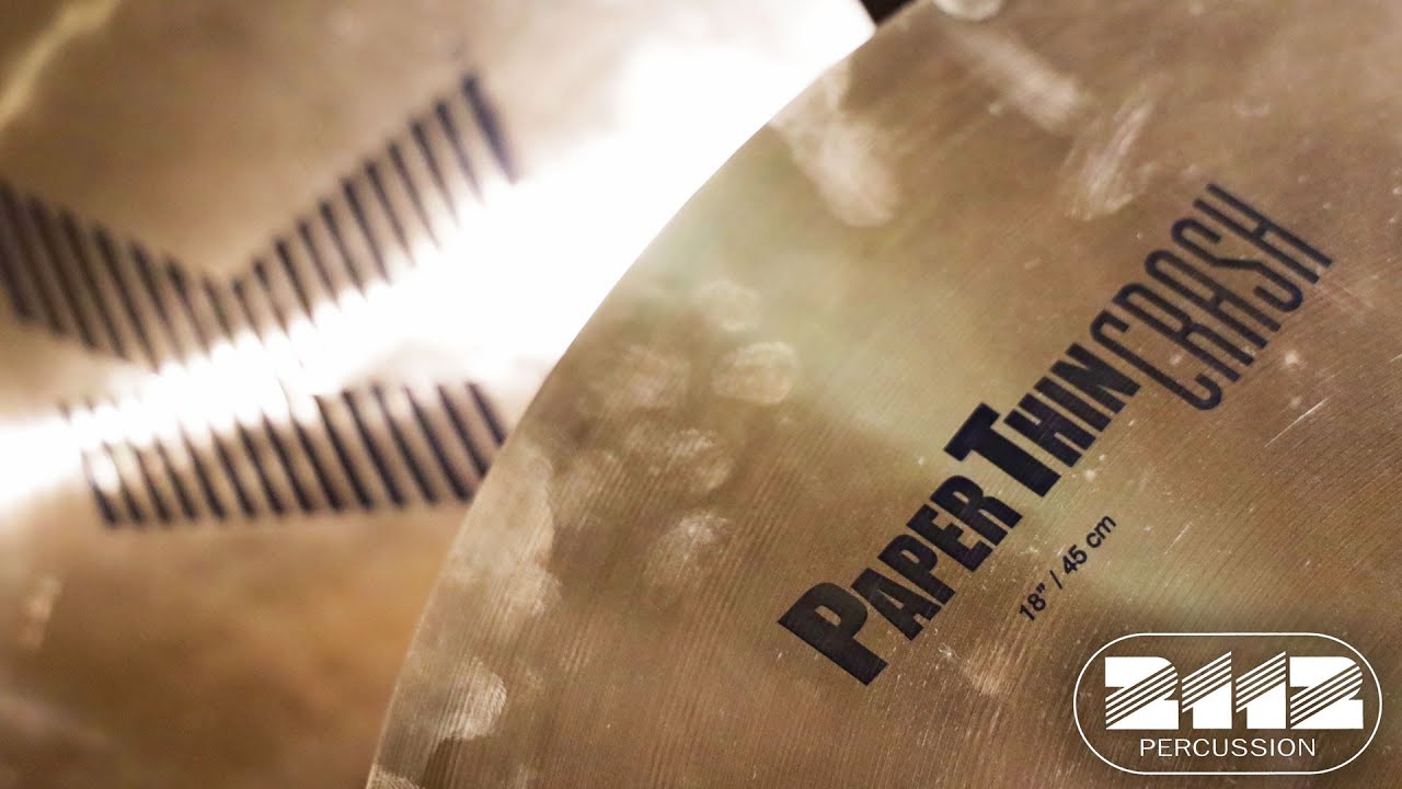 K Zildjian Paper Thin Crashes - All Five Sizes!