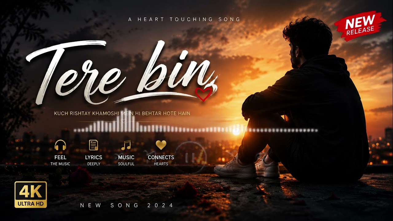 &ldquo;Tere Bin &ndash; Heartbreaking Urdu Romantic Song 2026 | Must Listen Emotional Ballad 