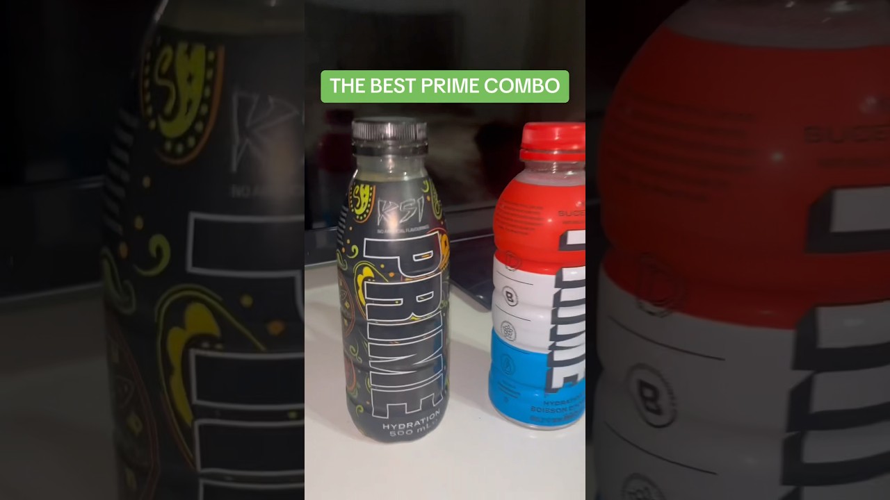 THE BEST PRIME HYDRATION COMBO!!! KSI PRIME X ICE POP #prime #primehydration #drinkprime