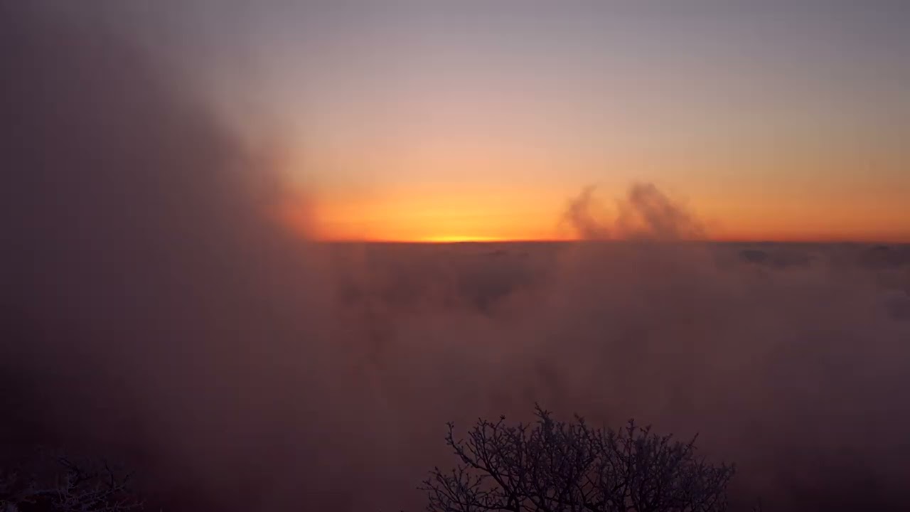 한국 계방산의 환상적인 운해와 일출 | Breathtaking Sunrise and Sea of Clouds in Gyebangsan, Korea