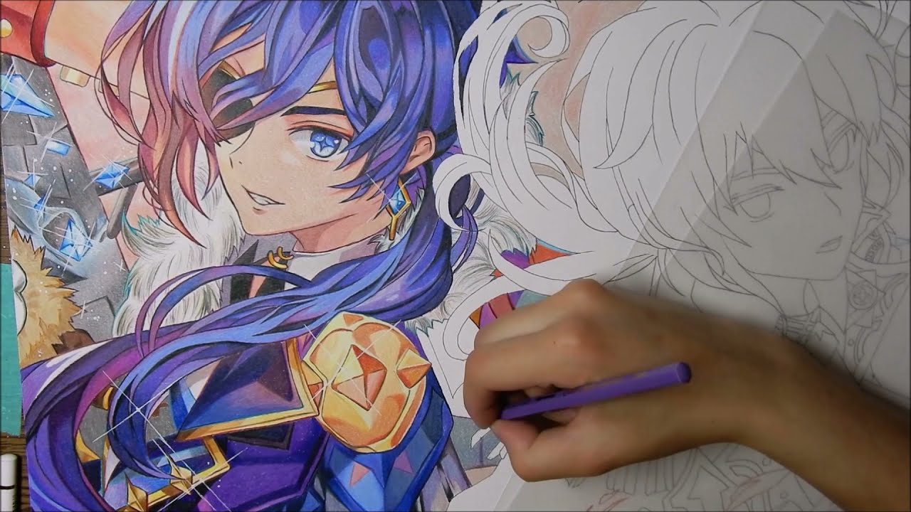 Genshin Impact --- Diluc and Kaeya Drawing