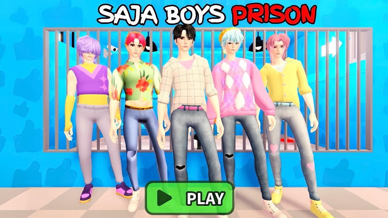 SAJA BOYS PRISON RUN! Obby roblox GameplayWalkthrough No Death 4K
