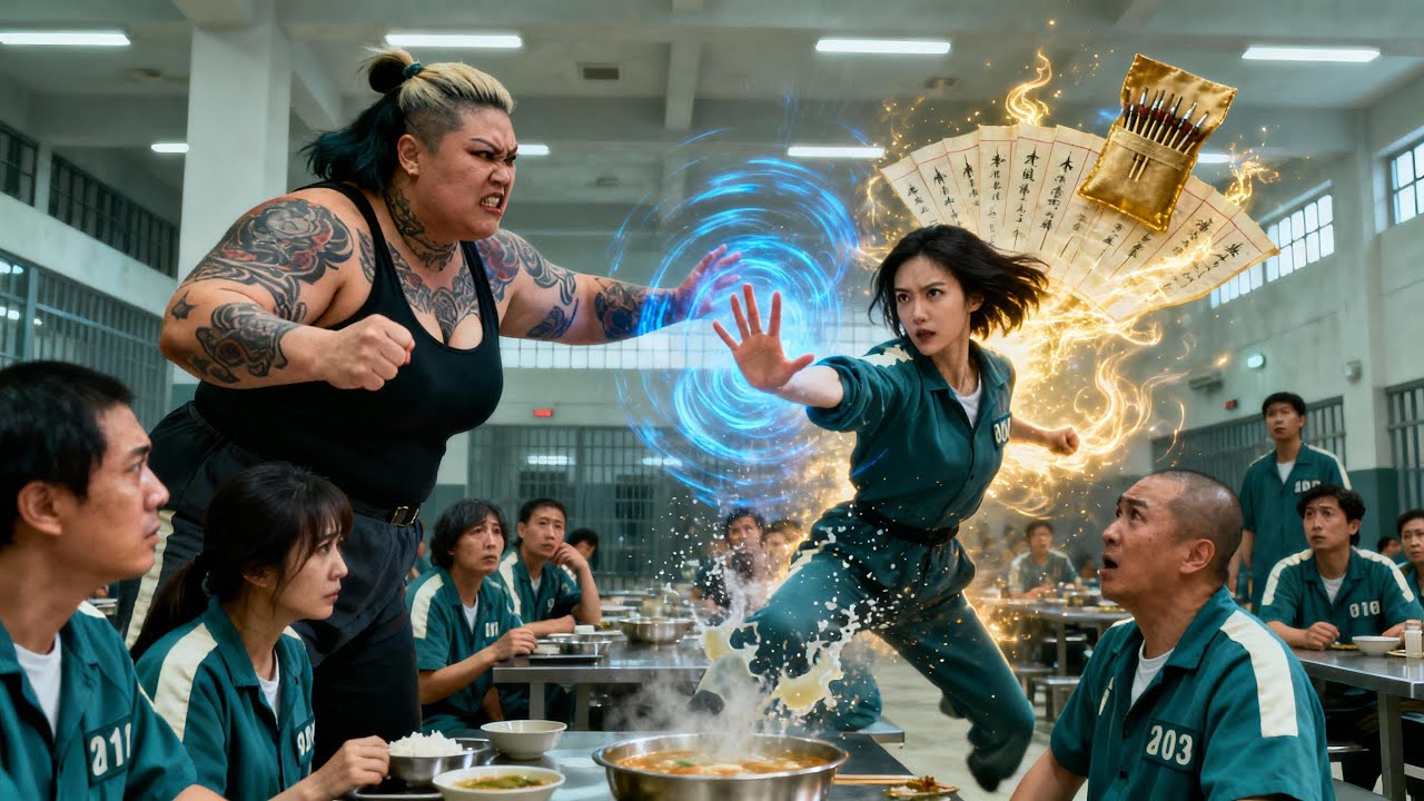 囂張女獄霸挑釁新人，不料新人竟是醫武雙修鬼醫聖手，壹雙分筋錯骨手教她做人！#短劇 #drama #战神 #熱門短劇 #爽文